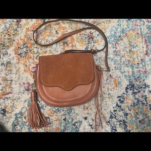 Rebecca Minkoff crossbody suede and leather purse
